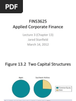 FINS3625 Applied Corporate Finance: Lecture 3 (Chapter 13) Jared Stanfield March 14, 2012