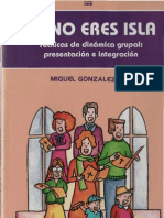 Gonzalez V Miguel Tu No Eres Isla Tecnicas de Dinamica Grupal