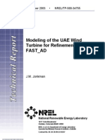 Modelling UAE Wind Turbine