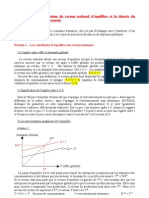 Macro-Revenu National D'équilibre