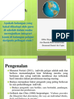 Halangan Yang Dihadapi Oleh Guru Dalam Menguruskan Murid Dalam Kalangan Sosiobudaya