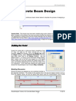 ACI Concrete Beam Design: Building The Model