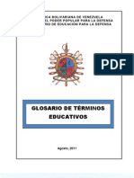 Glosario de Terminos Educativos