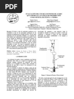 Evaluación Del Uso de Postes de Acero Que Soportan Las Lineas de Distribución Como Sistema de Puesta A Tierra en Distribución