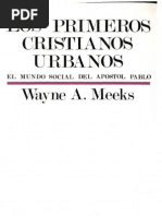 Meeks, Wayne - Los Primeros Cristianos Urbanos