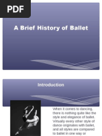 A Brief History of Ballet