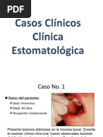 Casos Clinicos de Clinica Estomatologica