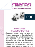 Funciones Trascendentales