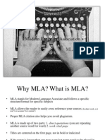 MLA Power Point