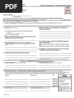 LLC Registration Form For Oregon