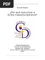 05 Por Qué Comunicar A Cristo Trasculturalmente