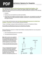 0 The Electrical Distribution Systems For Hospitals PDF