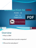 Introduction To CRM