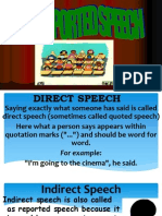 Direct and Indirect Speech Real