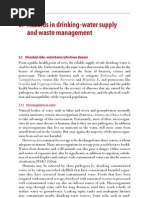 Hazards in Drinking-Water Supply and Waste Management: 3.1 Microbial Risks: Waterborne Infectious Disease