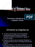 Universul Si Sistemul Solar