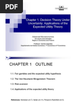 Chapter1 Decision Theory Under Uncertainty