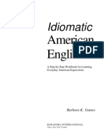 Idiomatic American English