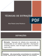 Técnicas de Extração