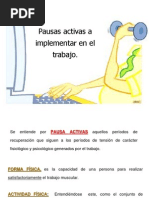 Actividad Laboral y Pausas Activas