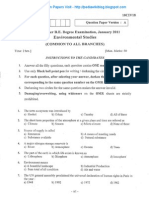 Environmental Studies Jan 2011 New A