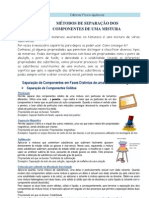 Métodos de Separação de Misturas PDF