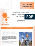 Educación Comparada Finlandia