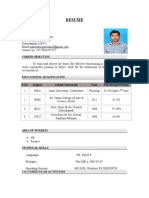 Resume FORMAT