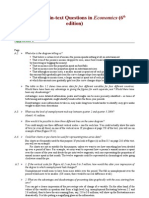 Answers To In-Text Questions in Economics (6 Edition) : Appendix 1