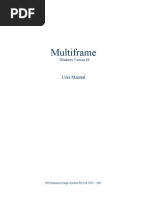 MultiFrame Manual