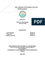 Auto Control Design For Power Factor Improvement PDF