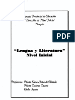 Lengua y Literatura Nivel Inicial