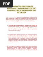 Juramento Antimodernista PDF