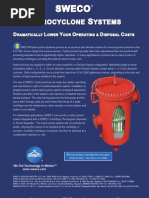 Sweco Hydrocyclone System