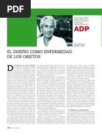 El Diseño Como Enfermedad de Los Objetos PDF