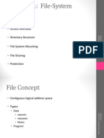 File Concept Access Methods Directory Structure File System Mounting File Sharing Protection