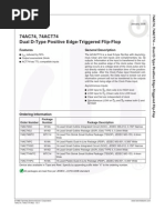 74AC74, 74ACT74 Dual D-Type Positive Edge-Triggered Flip-Flop