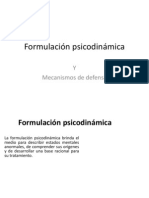 Formulacion Psicodinamica