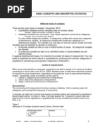 MODULE 2 - Descriptive Statistics