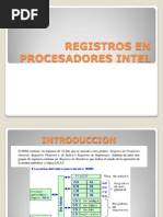 Registros en Procesadores Intel