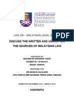  Written & Unwritten On Msia Law