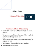 Advertising - The Evolution of Advertising.