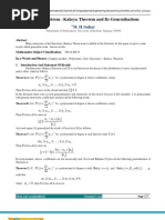 On The Enestrom - Kakeya Theorem and Its Generalisations: M. H. Gulzar