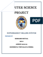 Supermarket Billing System