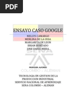 Ensayo Caso Google