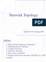 Network Topology: ELEG 667-013 Spring 2003