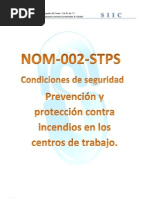 Manual NOM-002-STPS Prevencion y Proteccion Contra Incendios