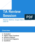 Berkeley CS 61A Spring 2013 Midterm 1 TA Review Session