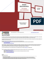 Mapas Mentais Direito Administrativo - Princípios