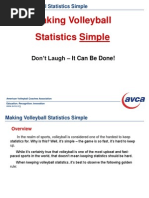 Making Volleyball Statistics Simple PowerPoint